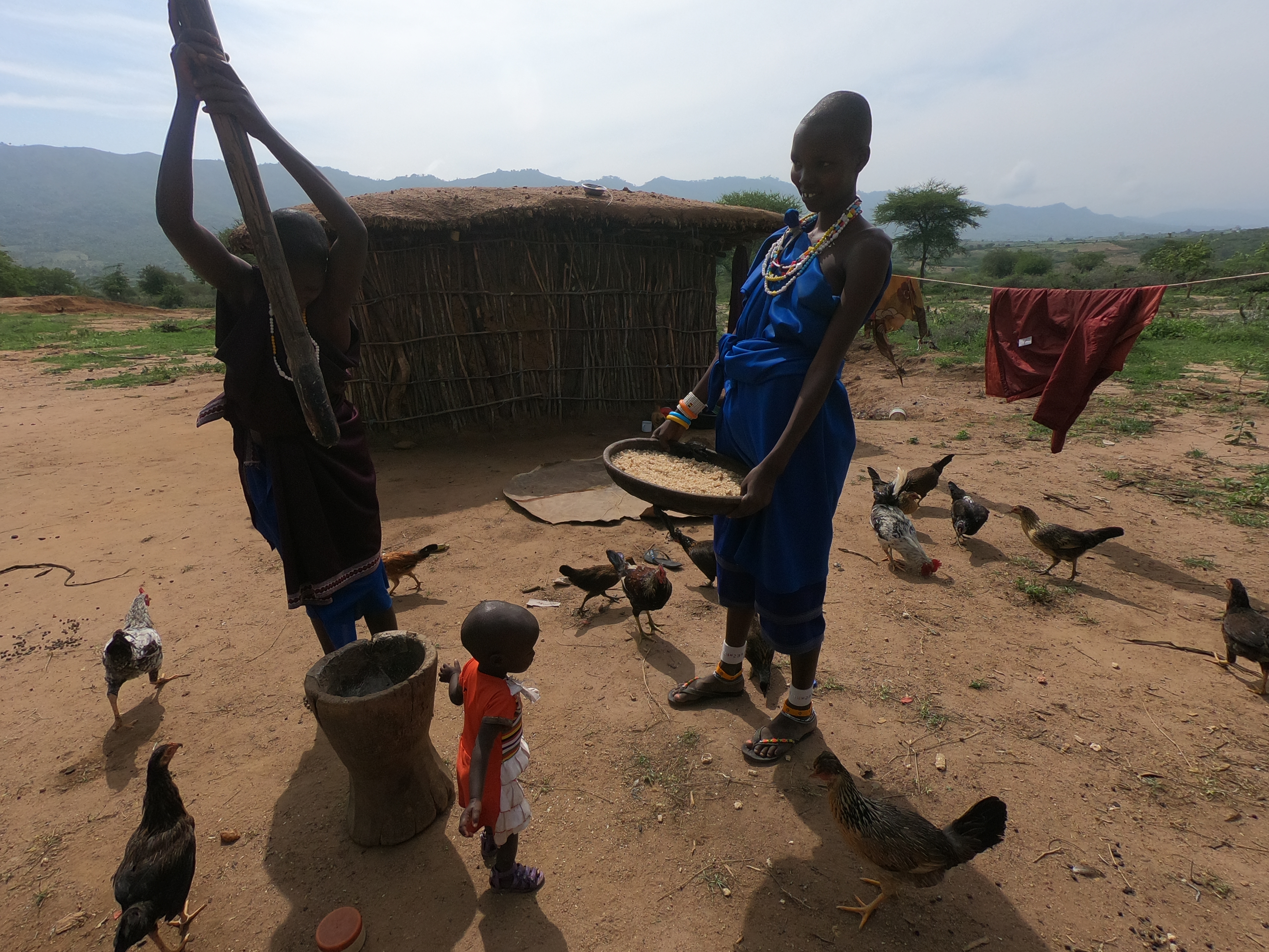 donne e bambini maasai warrior Kiberashi - Tanzania